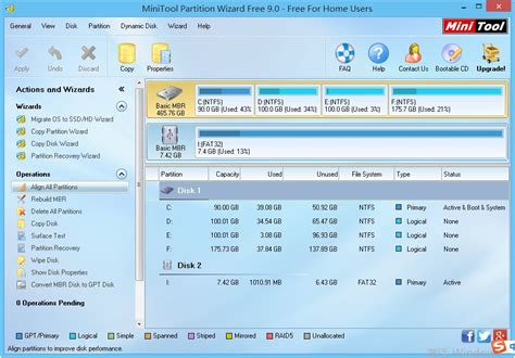 MiniTool Partition Wizard 13 Download Options
