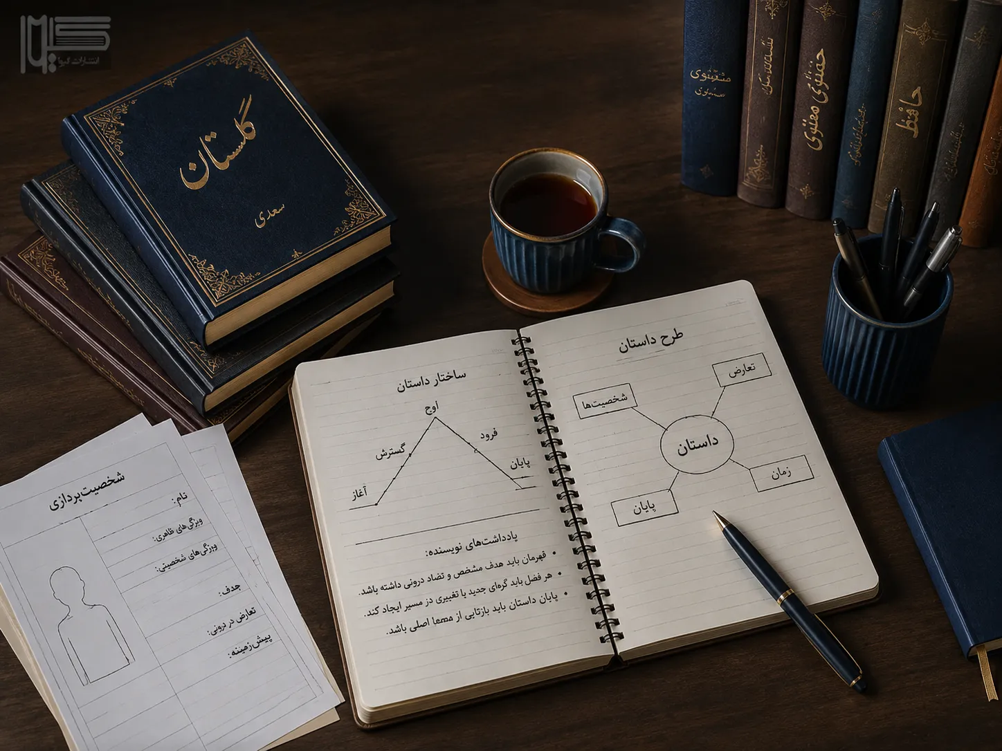 مراحل نویسنده شدن از ایده تا ساختار کتاب