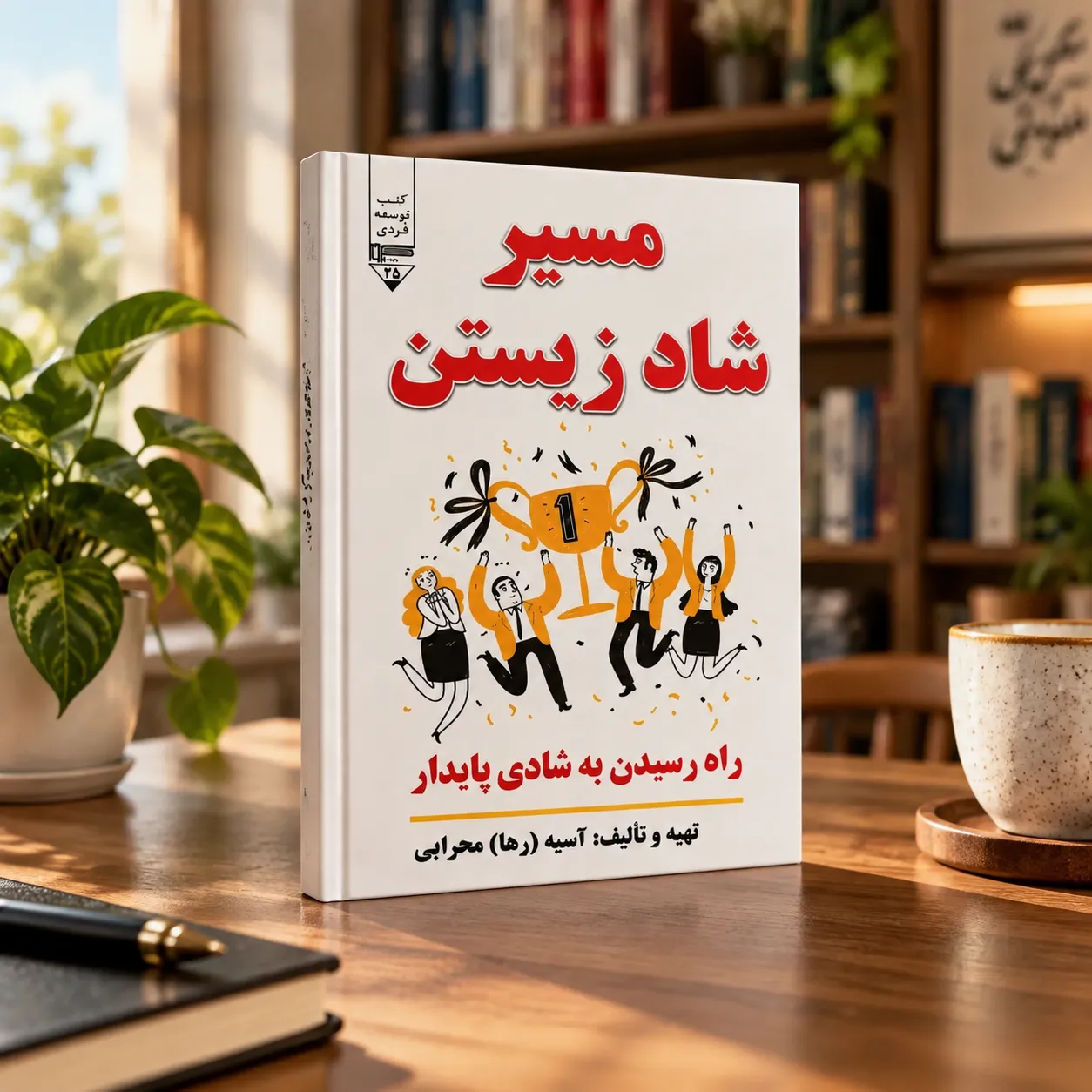 کتاب مسیر شاد زیستن نوشته آسیه محرابی