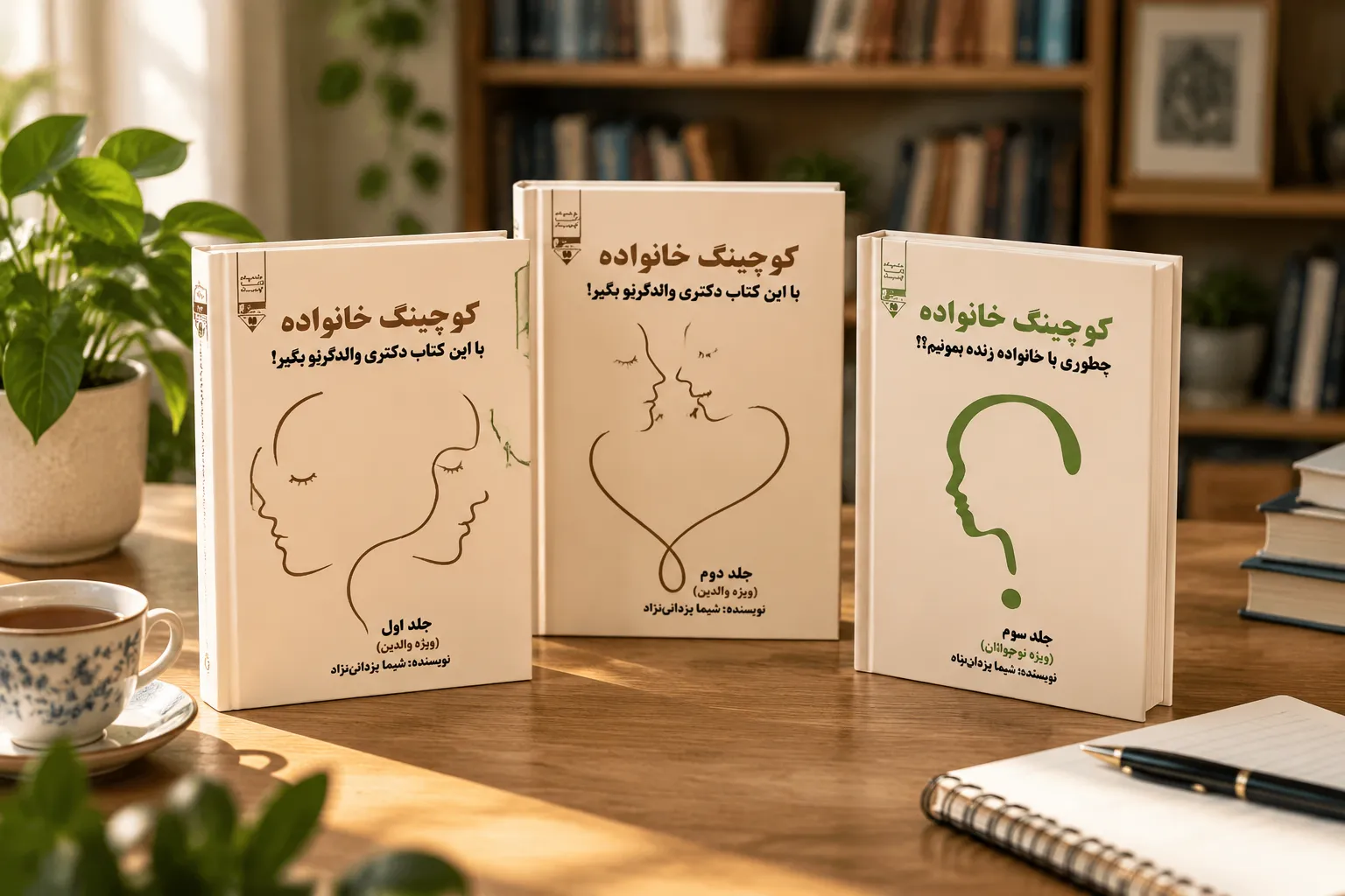 مجموعه سه جلدی کوچینگ خانواده نوشته شیما یزدان پناه