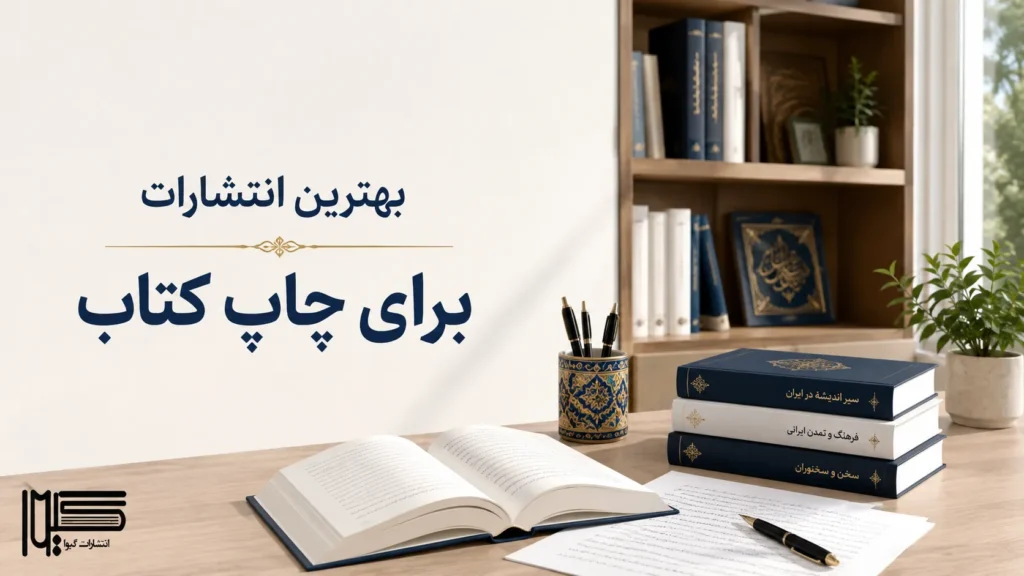بهترین انتشارات برای چاپ کتاب و انتخاب ناشر معتبر گیوا