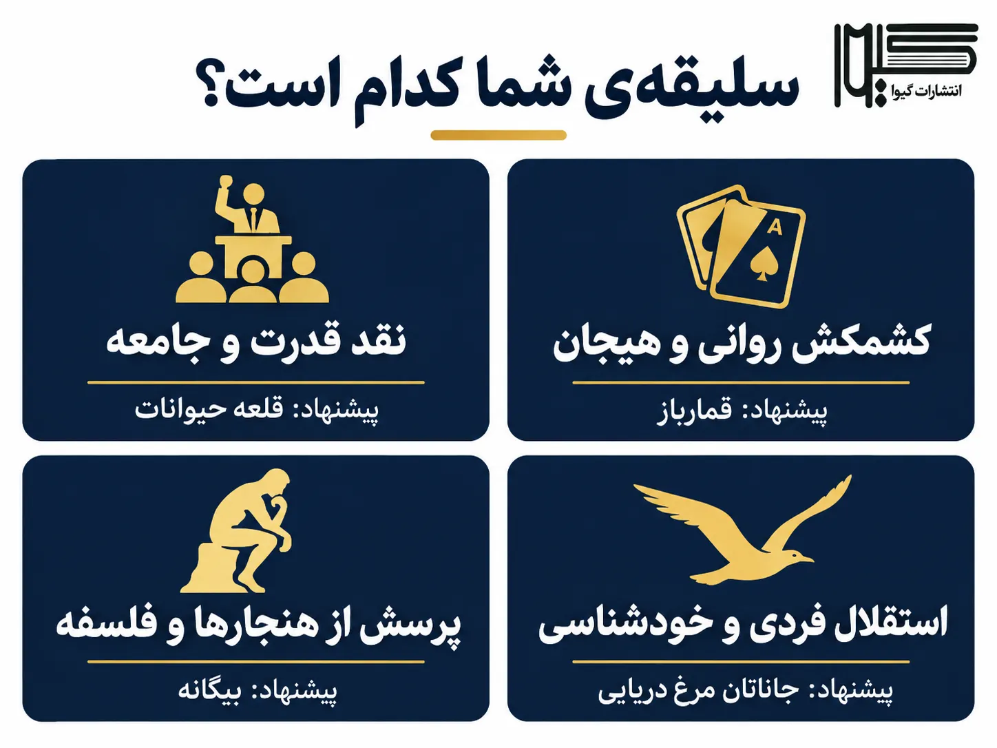 راهنمای انتخاب رمان کوتاه بر اساس سلیقه: اجتماعی، روان‌شناختی، فلسفی و الهام‌بخش